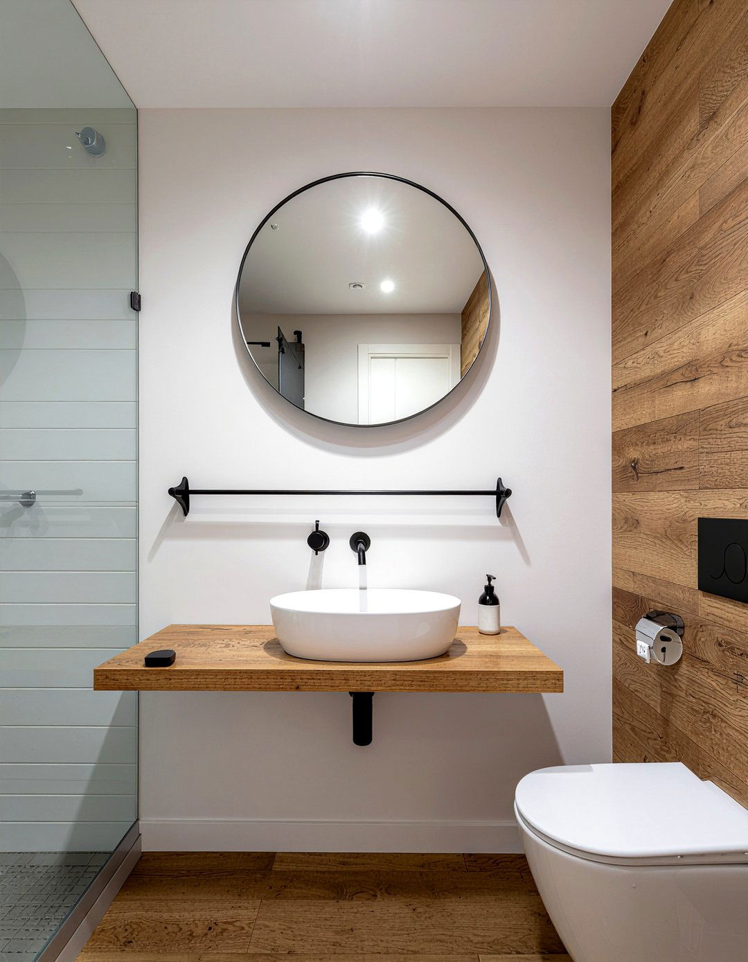 Small bathroom picture rail - 30 bathroom picture rail ideas