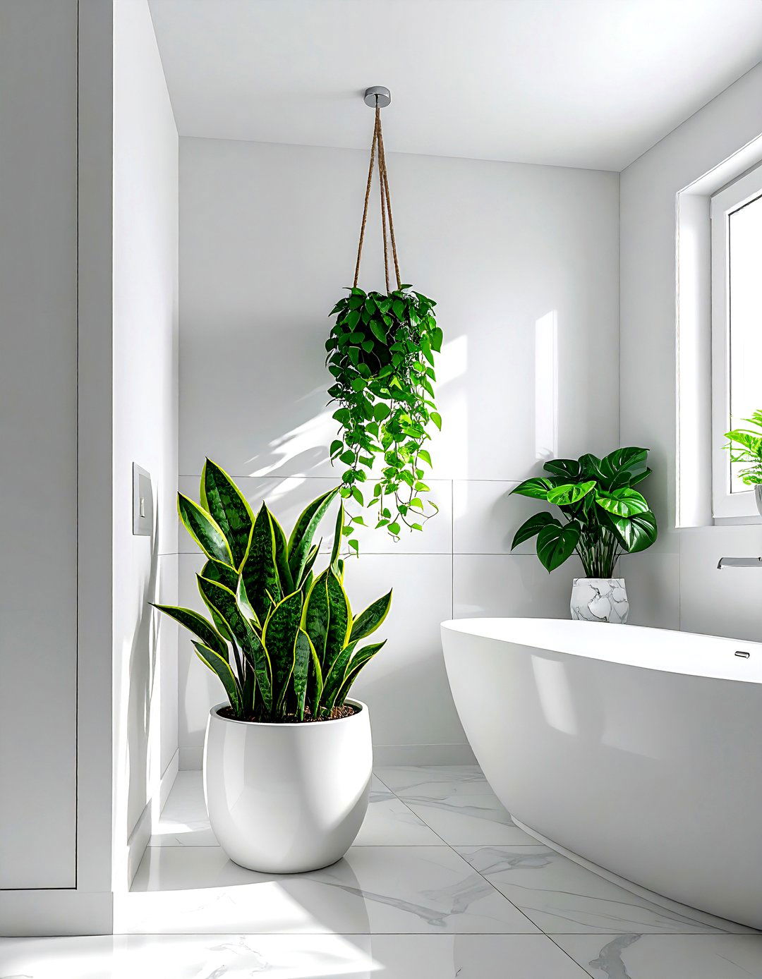 Small bathroom plant decor - 30 budget bathroom ideas