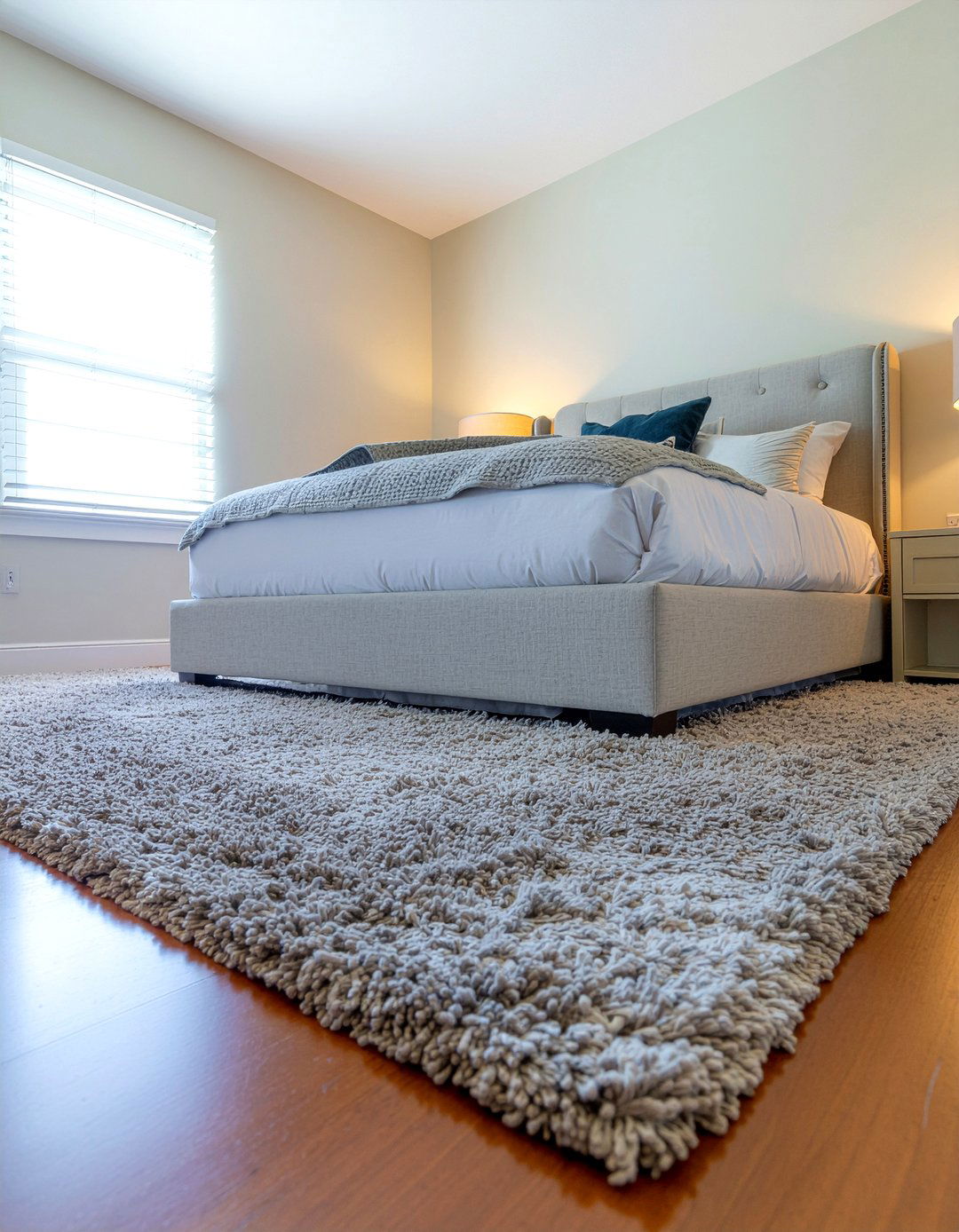 Small bedroom rug placement - 30 tiny bedroom ideas