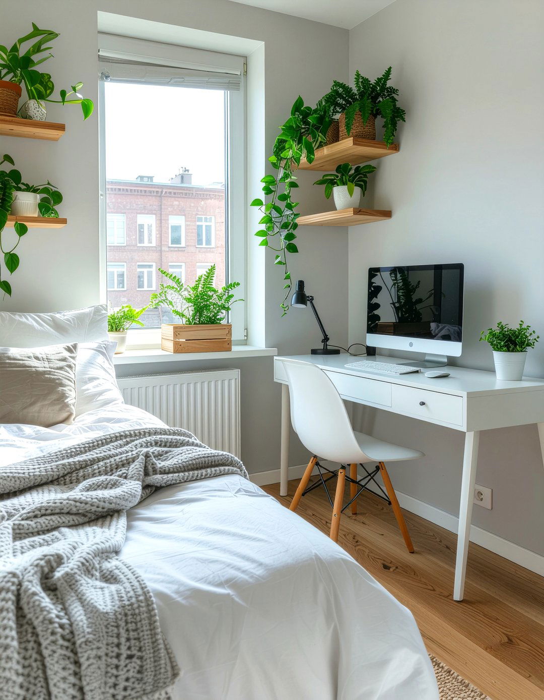 Small bedroom with desk - 30 bedroom layout ideas