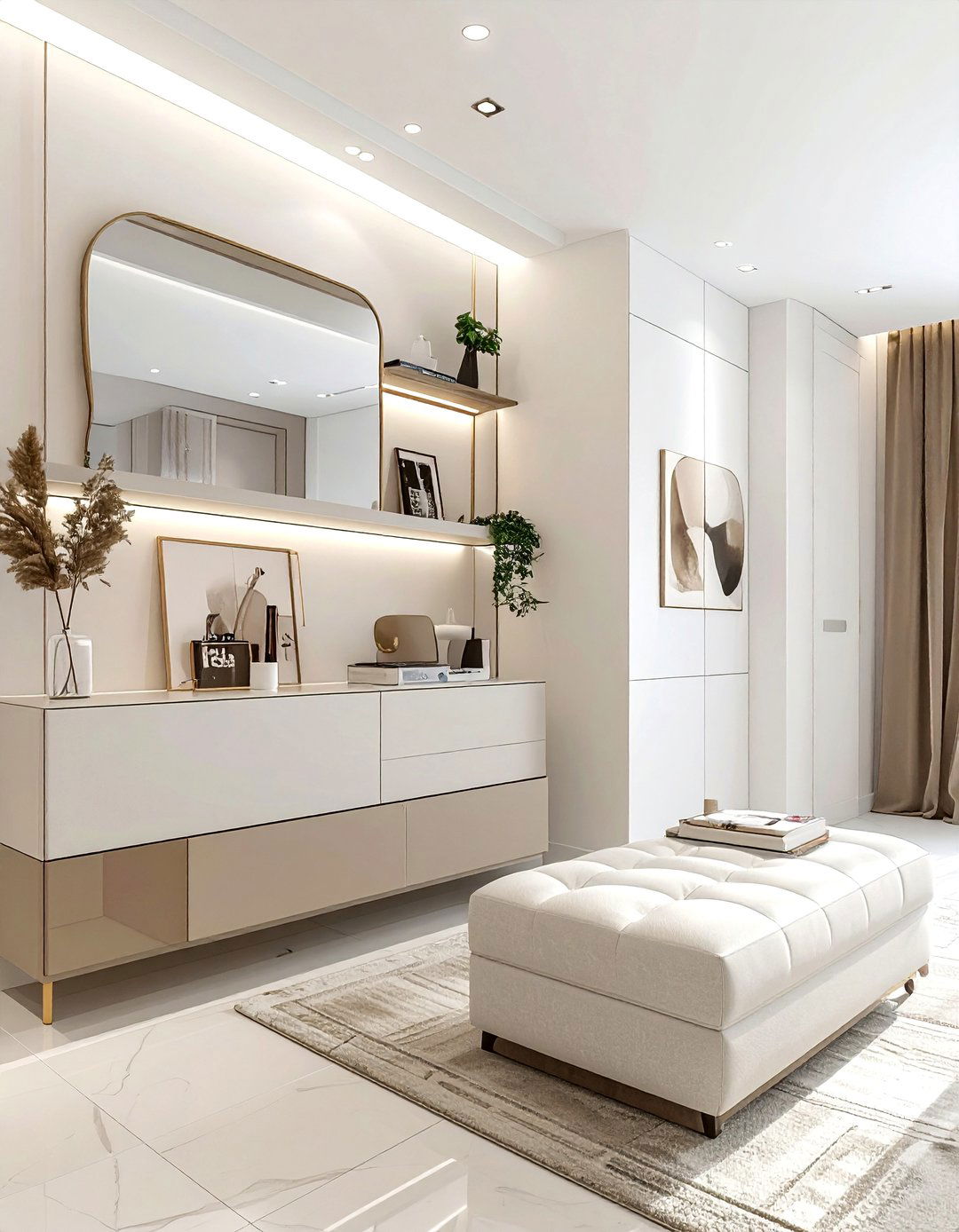 Small beige white living room - 30 beige and white living room ideas