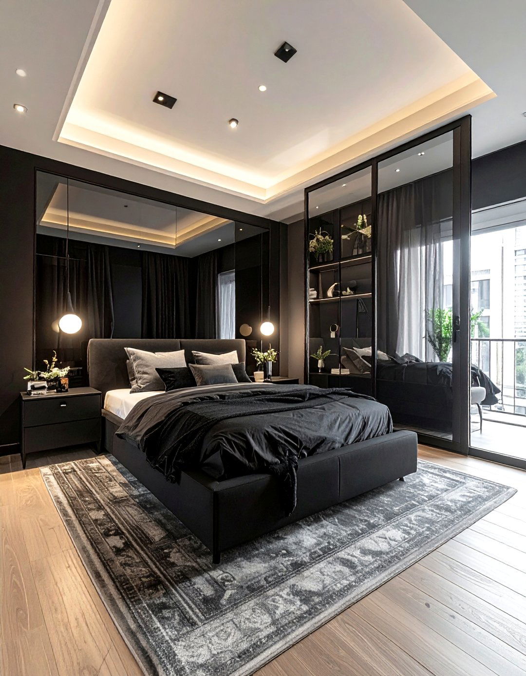 Small black bedroom - 30 black bedroom decor ideas