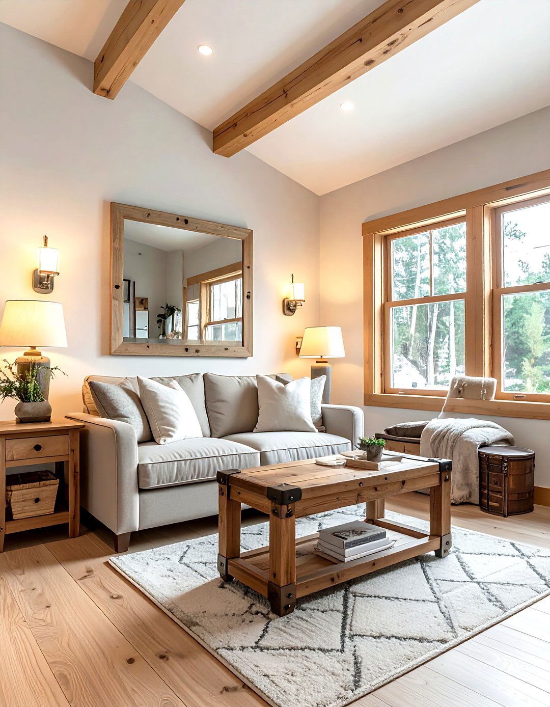 Small cabin living room - 30 living room cabin furniture ideas