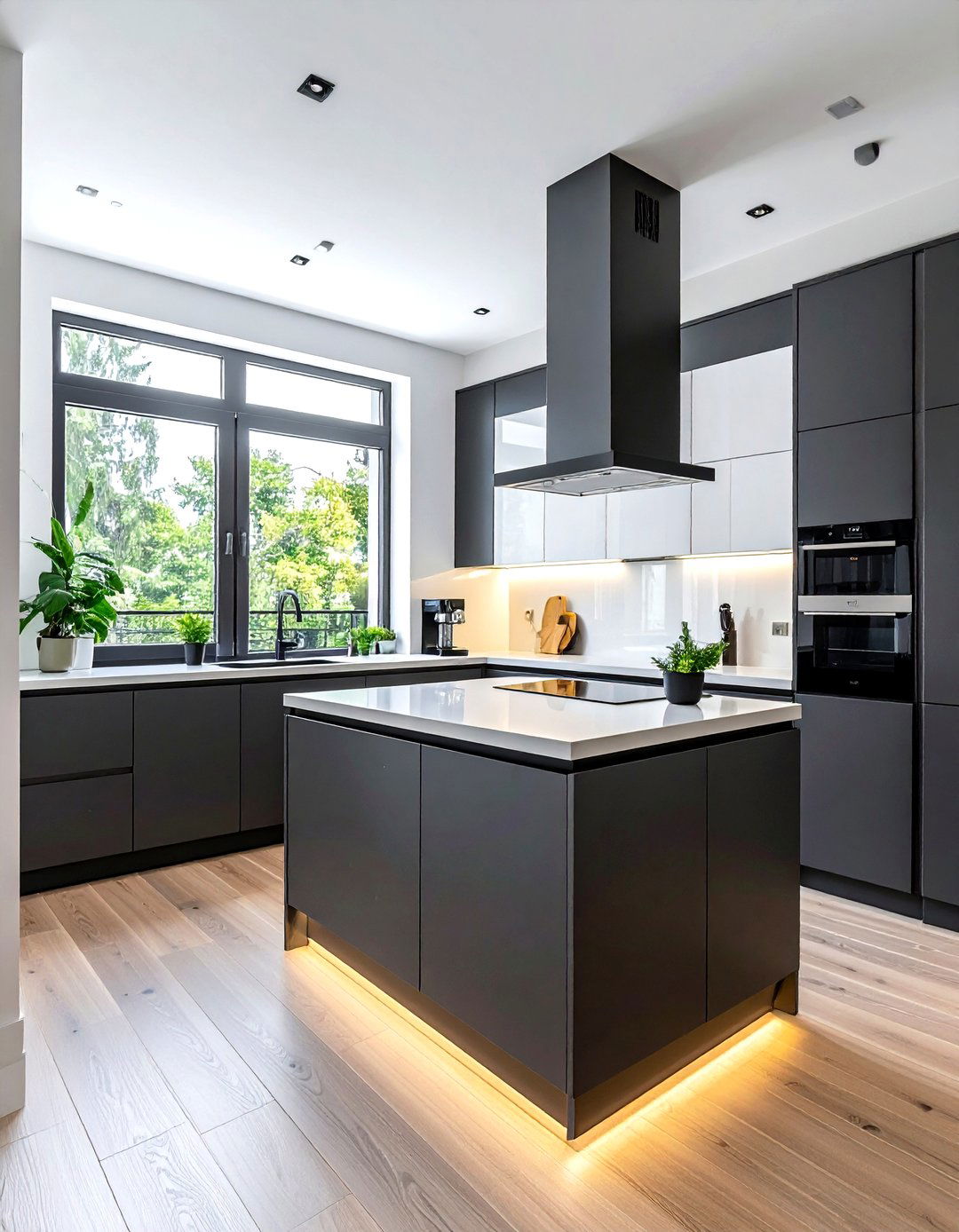 Small charcoal kitchen layout - 30 dark charcoal kitchen ideas