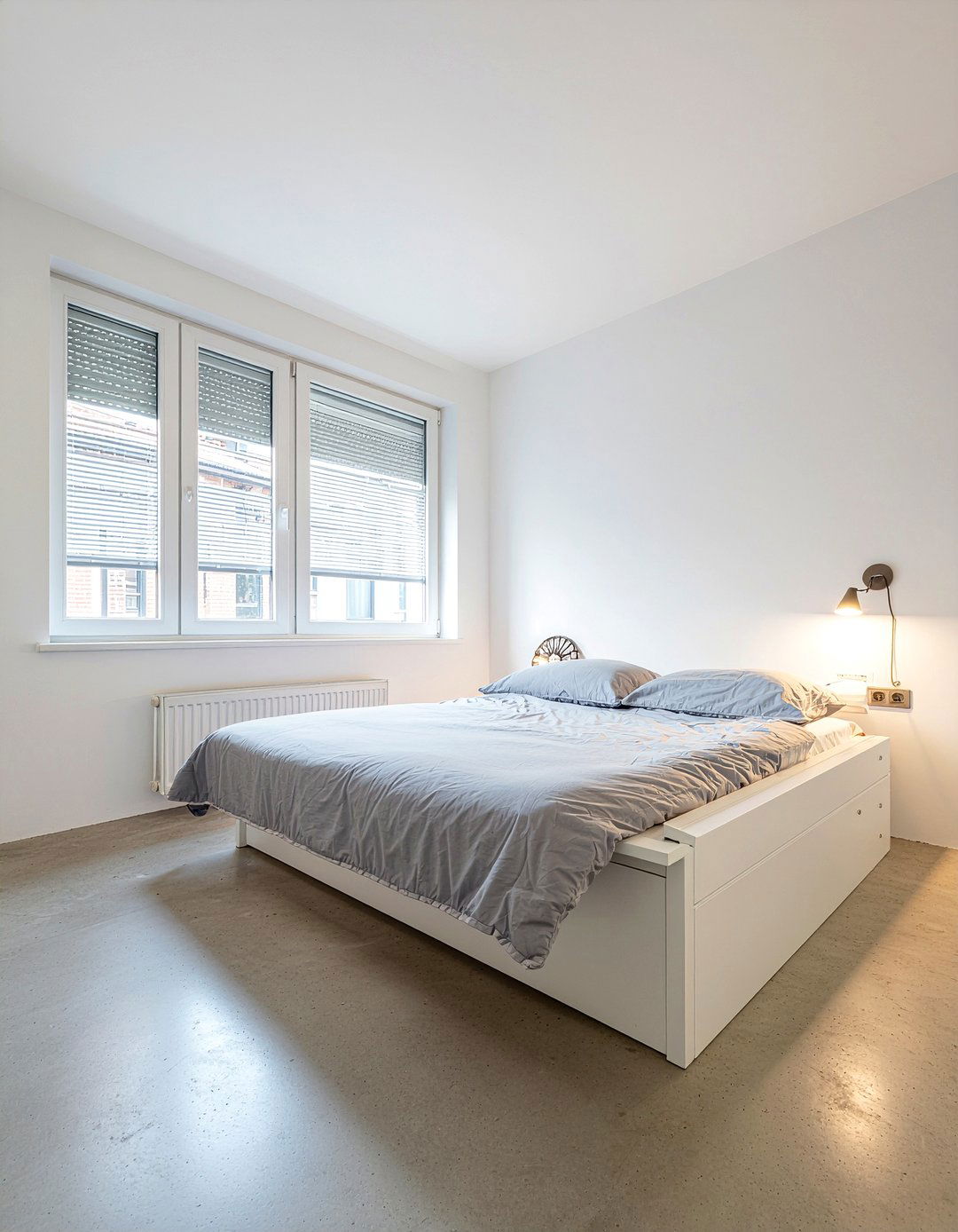 Small concrete bedroom - 30 concrete bedroom ideas