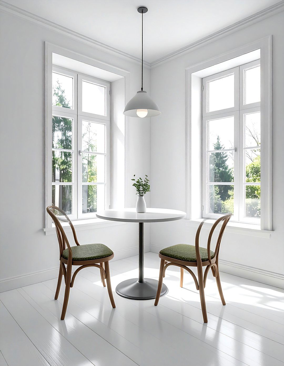 Small corner dining nook - 30 Park Avenue dining room ideas