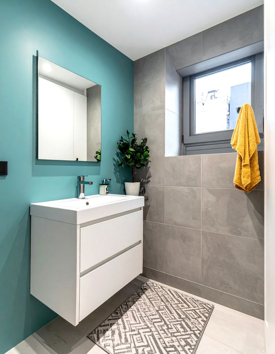 Small corner sink - 30 small powder room ideas