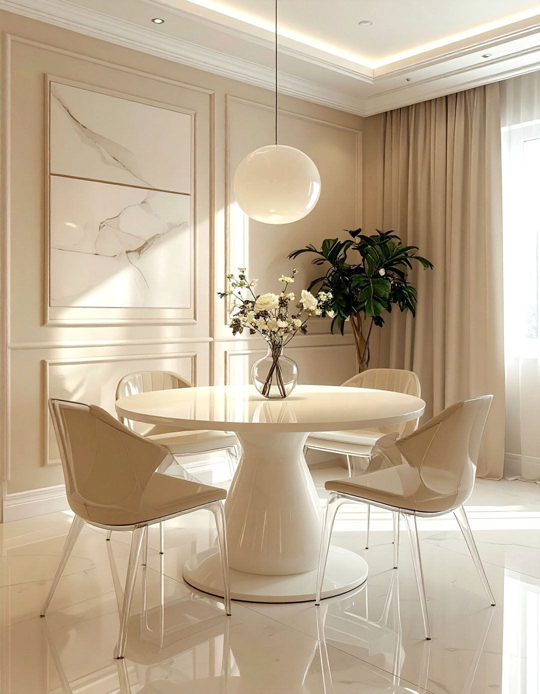 Small cream dining room - 30 cream dining room design ideas
