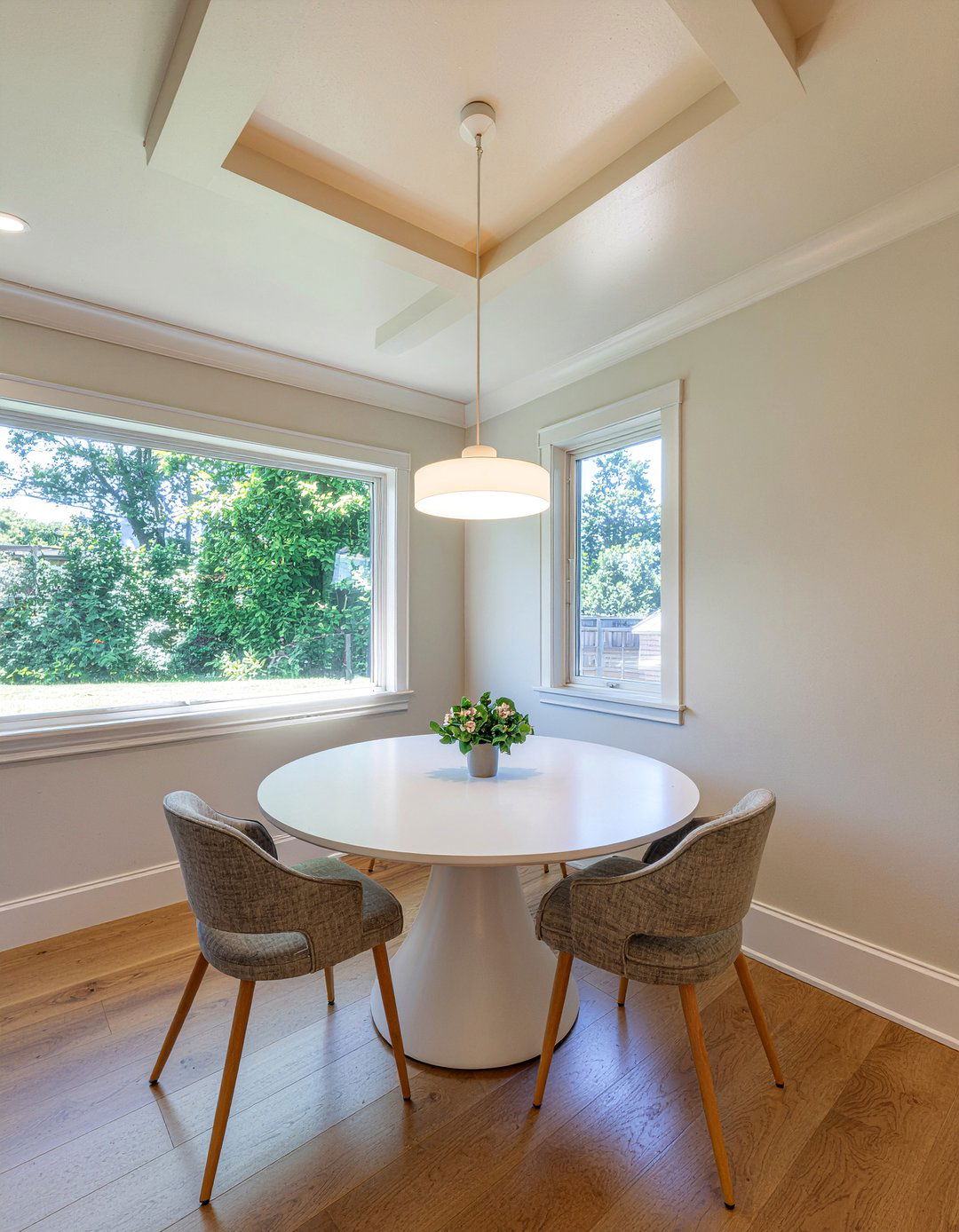 Small dining room coffered ceiling - 30 dining room coffered ceiling ideas