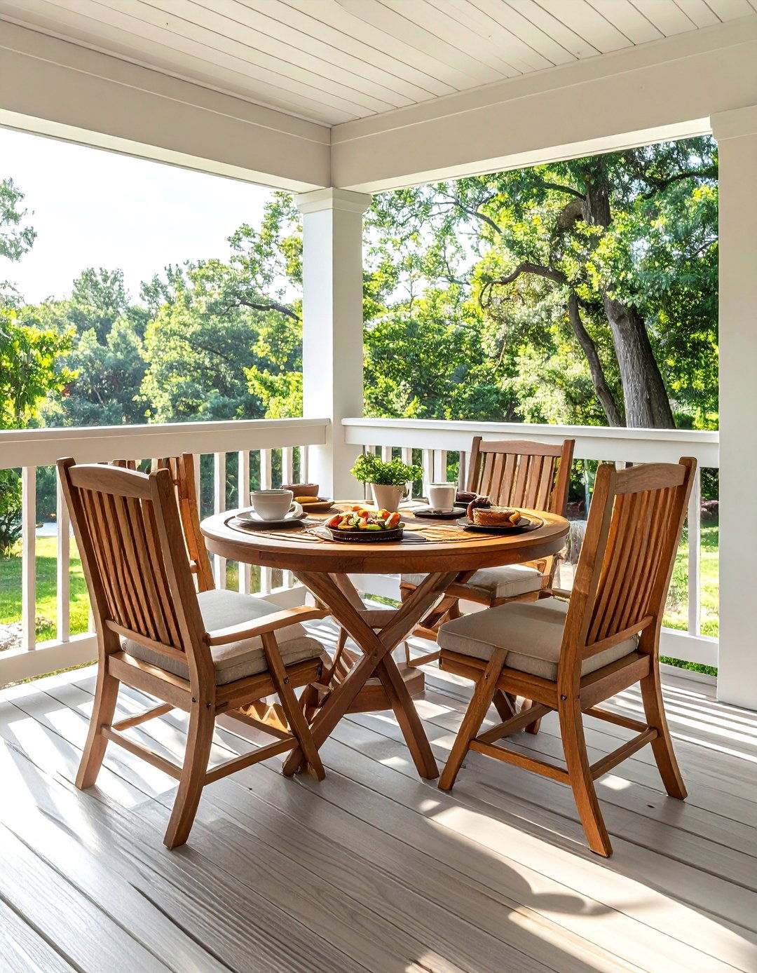 Small dining table - 30 screened porch decor ideas