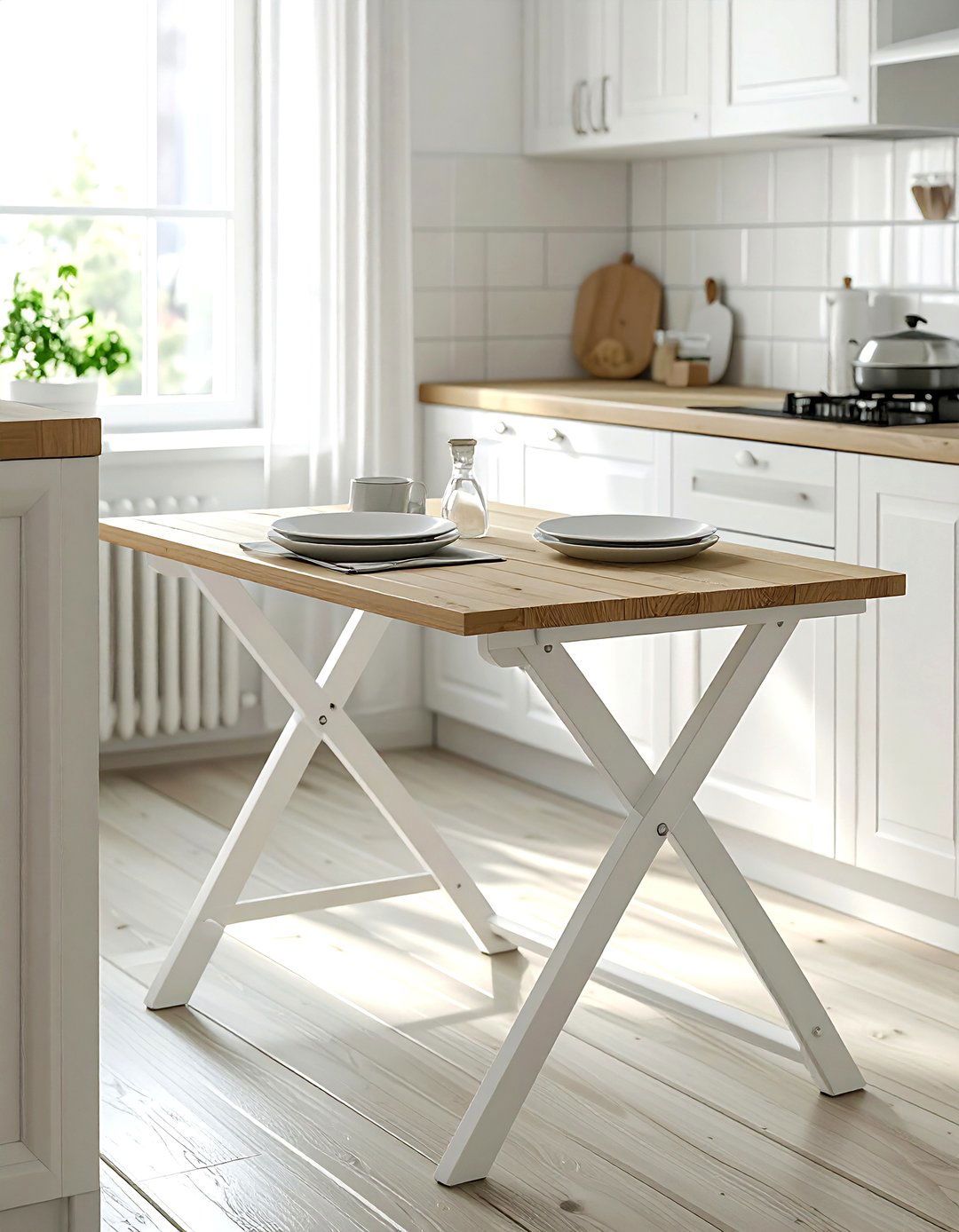 Small folding table - 30 no damage kitchen ideas