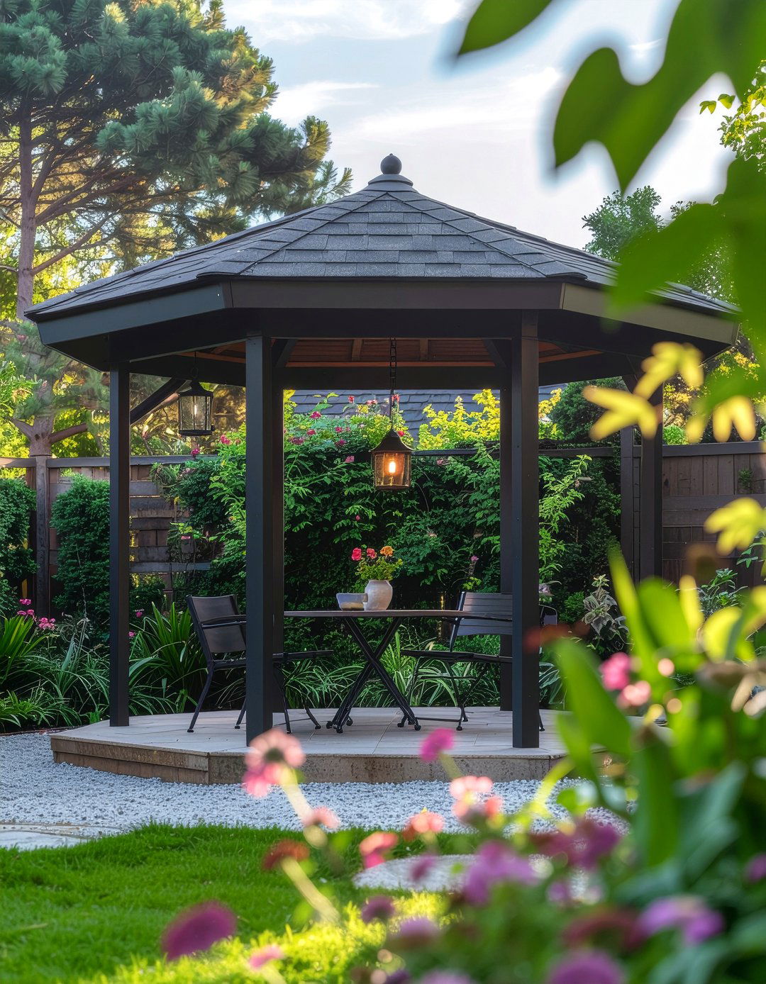 Small gazebo dining - 30 gazebo dining ideas