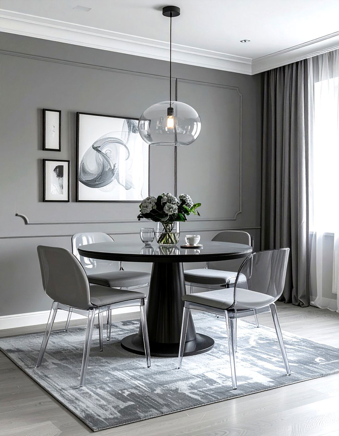Small gray dining room - 30 gray dining room design ideas