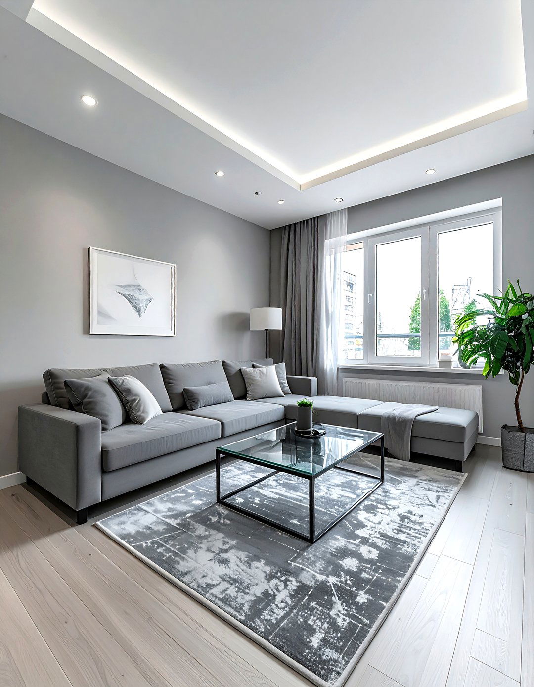 Small gray living room - 30 minimalist gray living room ideas