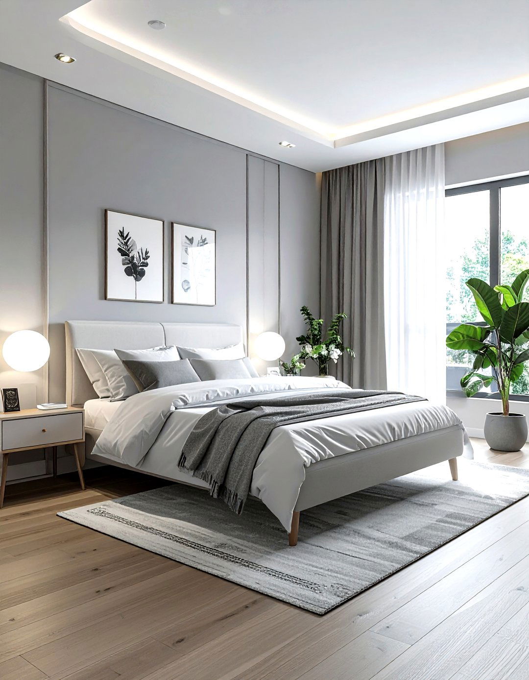 Small grey bedroom - 30 grey bedroom ideas