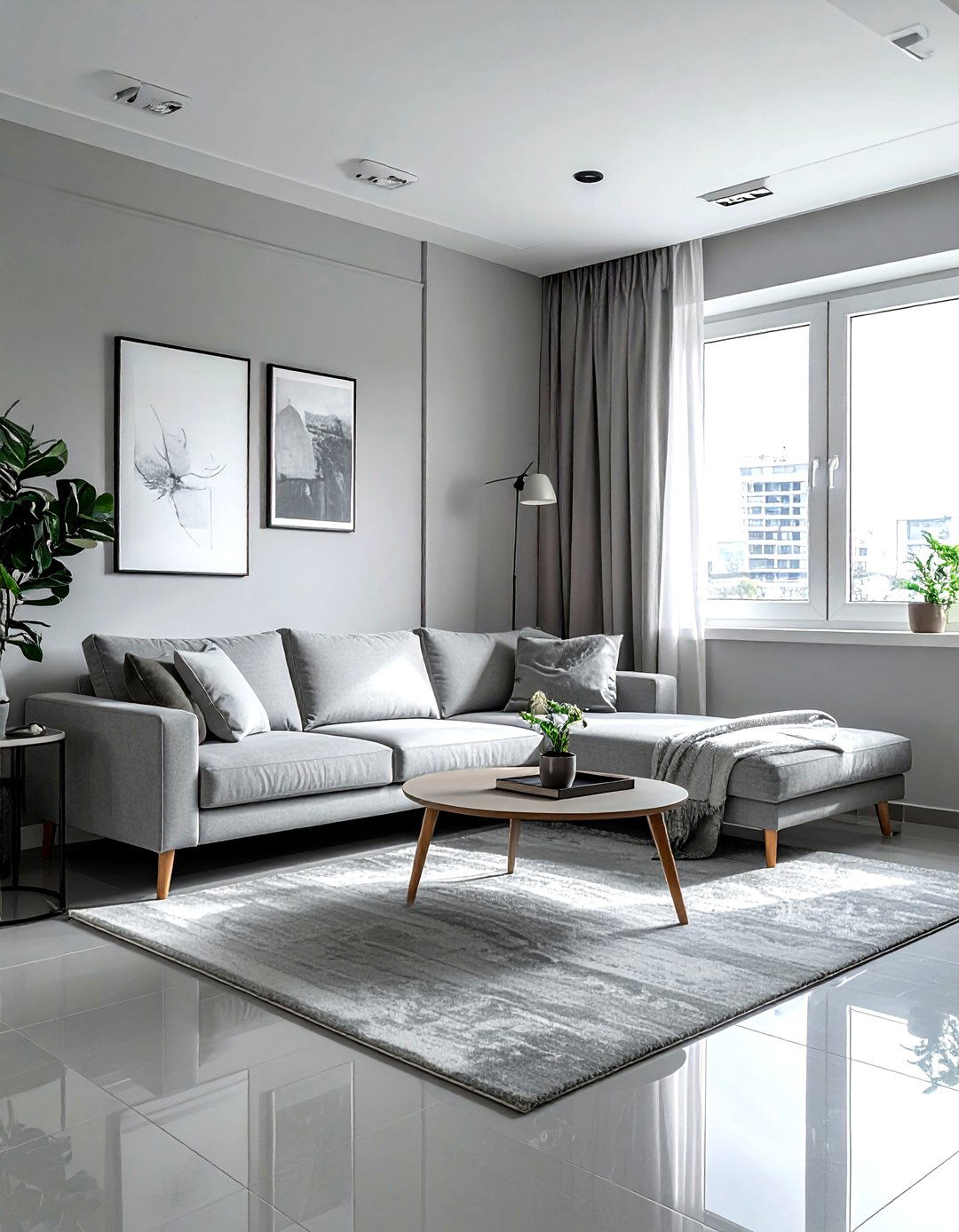 Small grey living room - 30 minimalist grey living room ideas