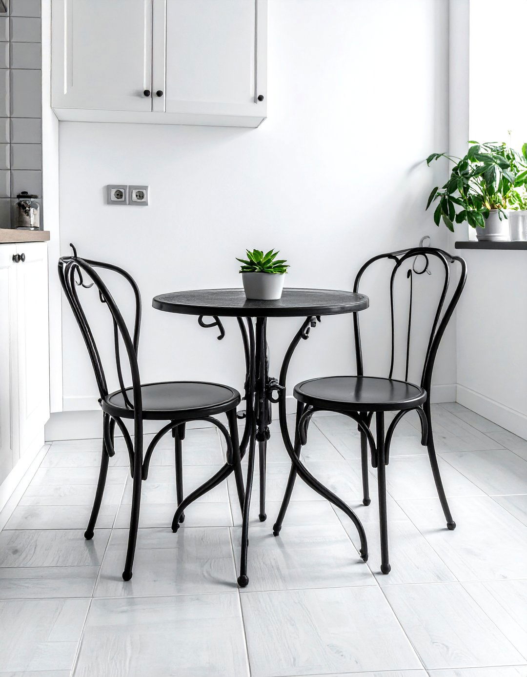 Small kitchen bistro set - 30 kitchen furniture placement