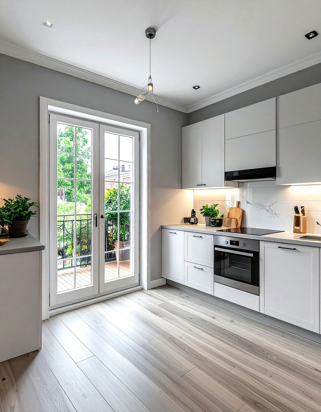 Small kitchen french door - 30 kitchen French door ideas