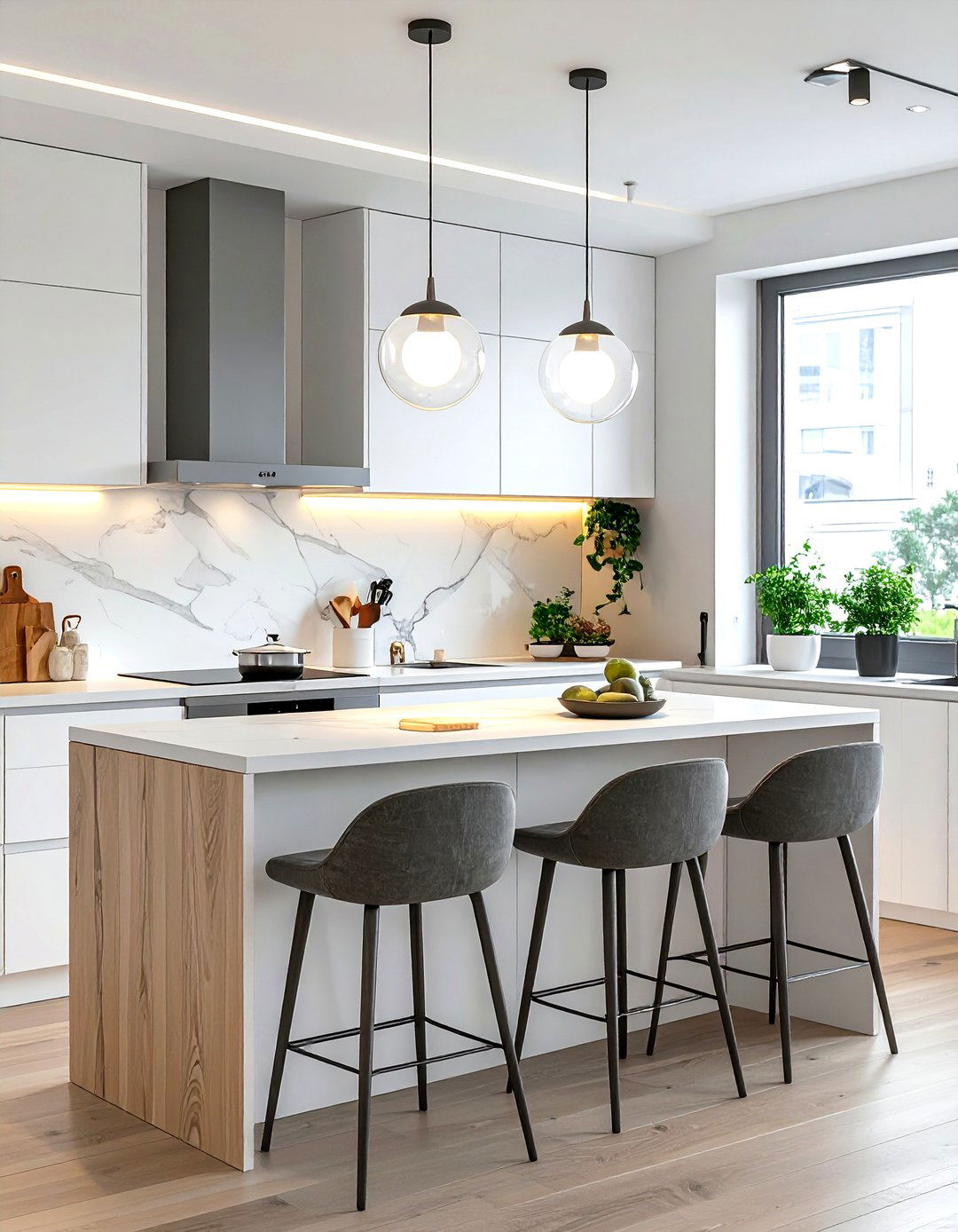 Small kitchen island lighting - 30 kitchen lamp ideas