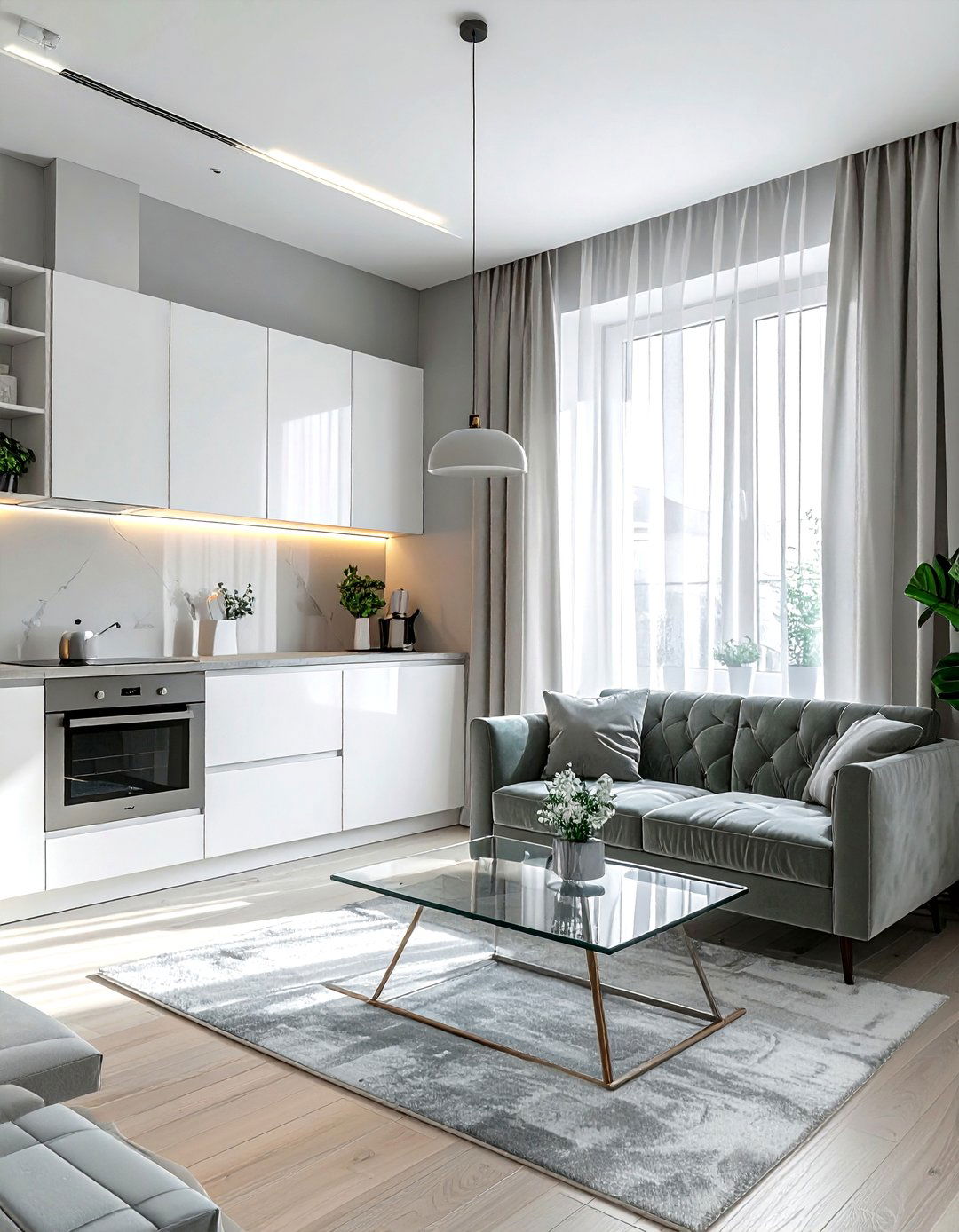 Small kitchen living room layout - 30 kitchen living room combo ideas