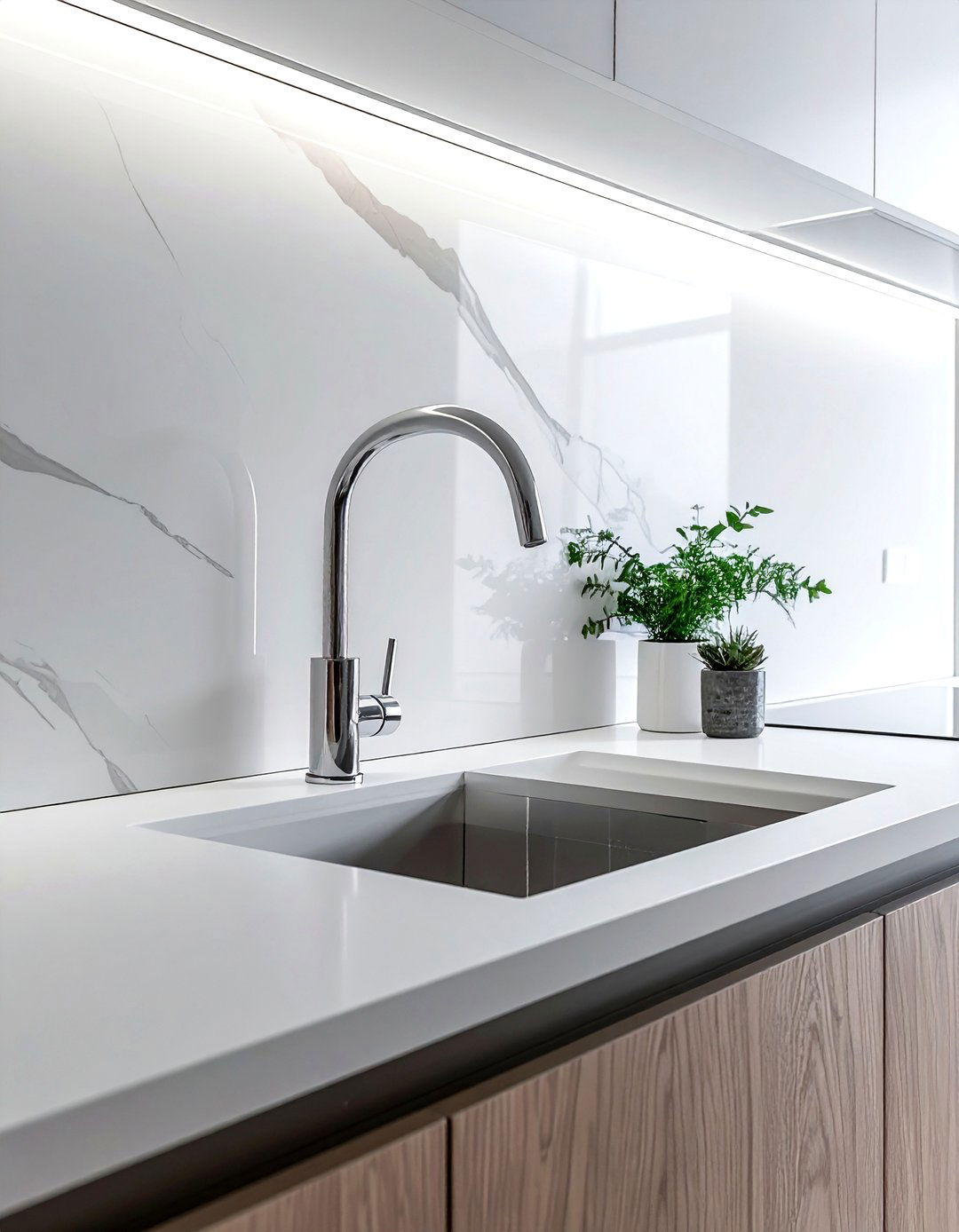 Small kitchen wall mount faucet - 30 wall-mount kitchen faucet ideas