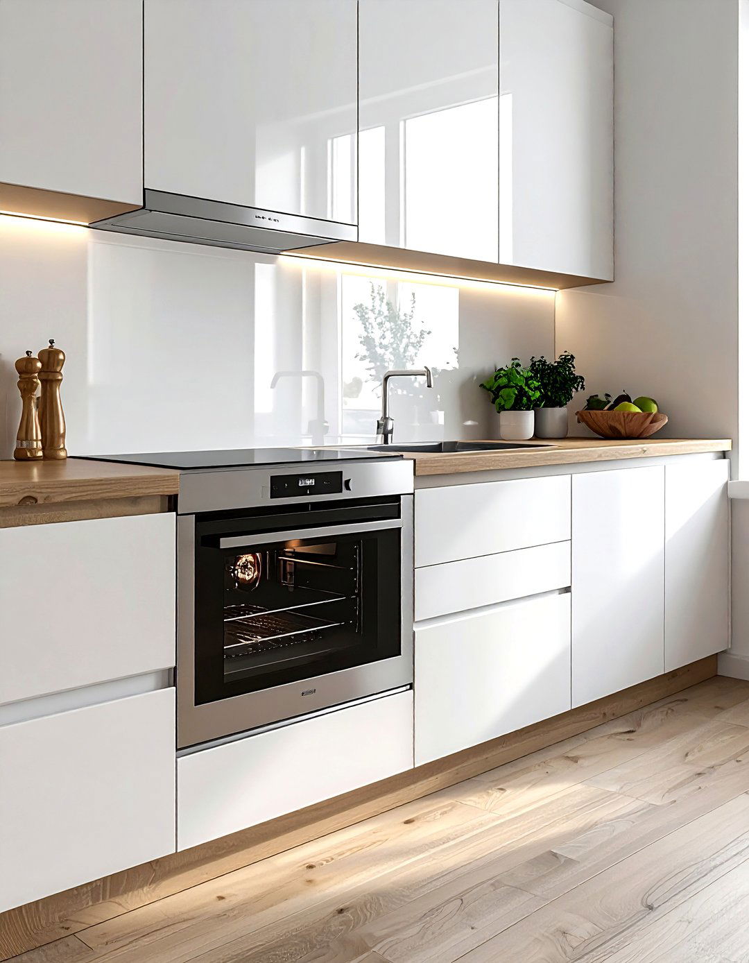 Small kitchen wall oven - 30 wall oven kitchen ideas