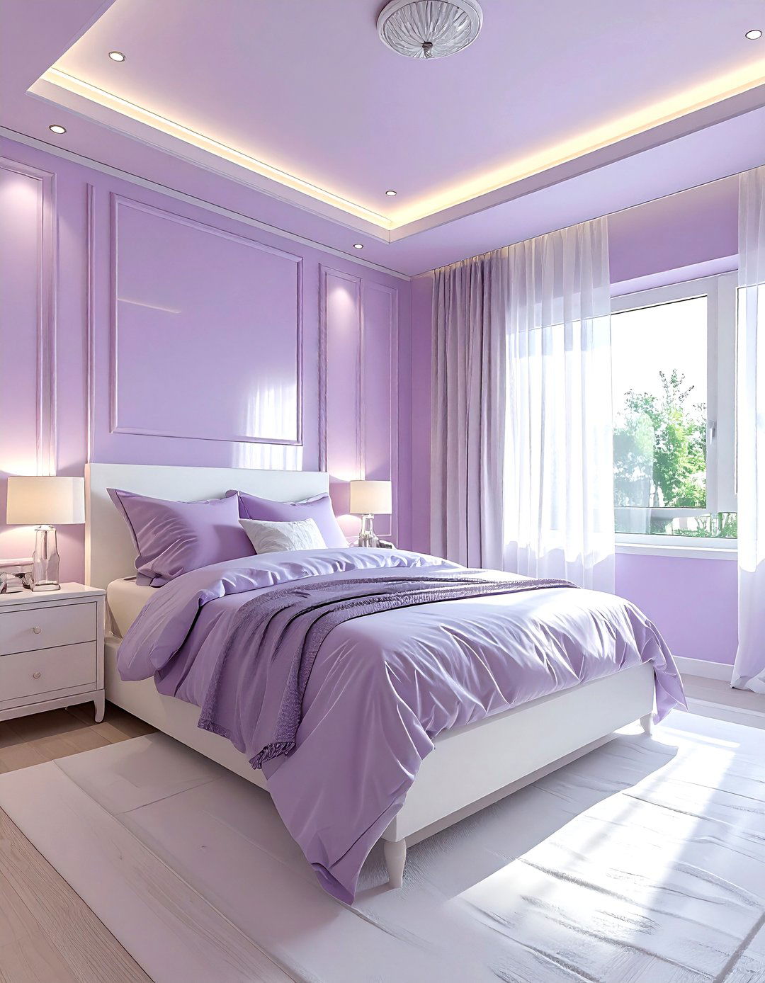 Small lavender white bedroom - 30 lavender and white bedroom ideas