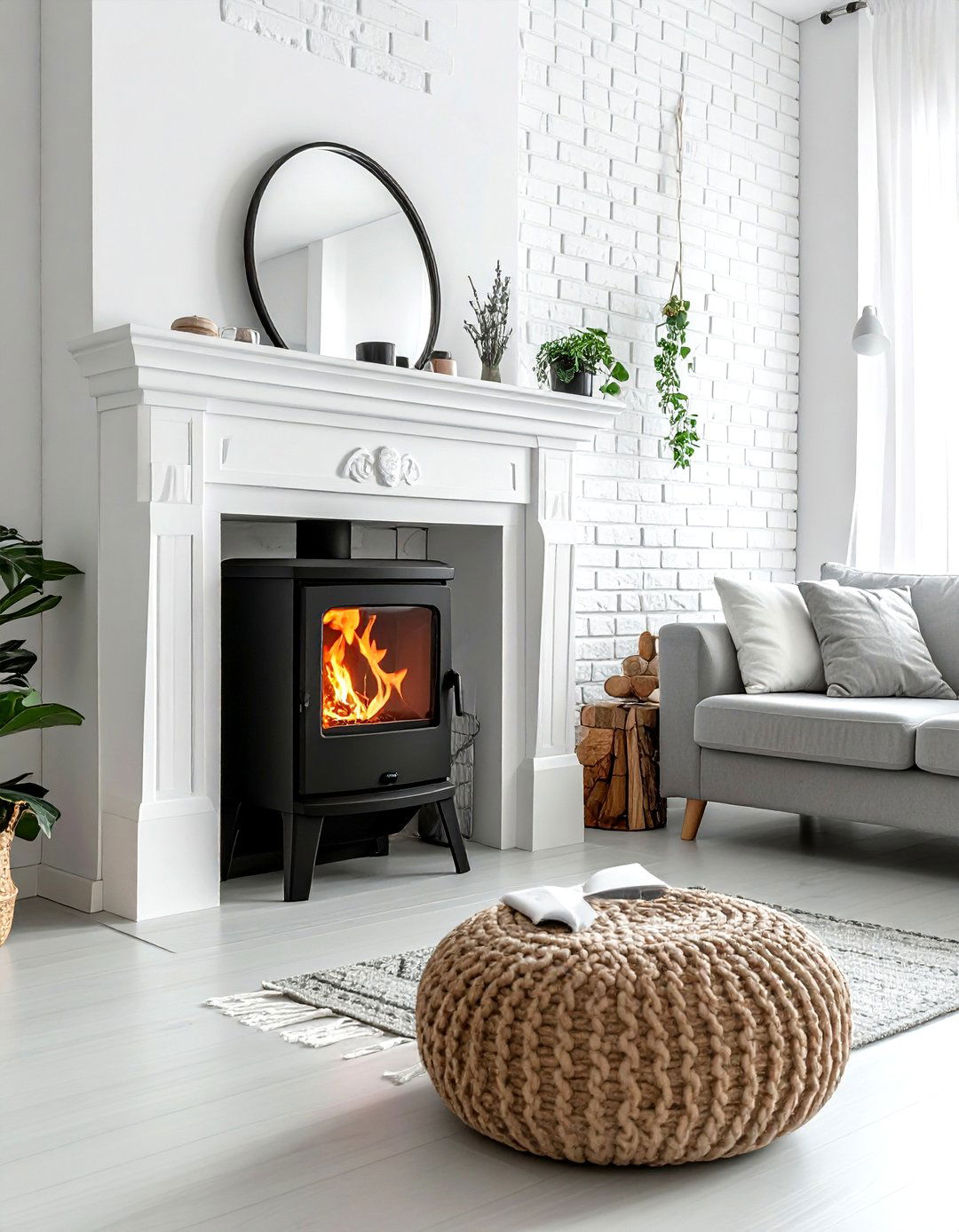 Small living room fireplace - 30 living room wood burning fireplace ideas
