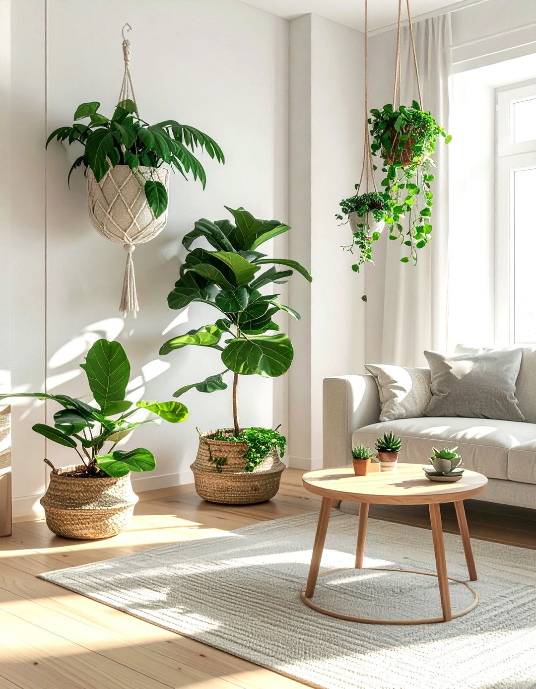 Small living room plants - 30 compact living room ideas