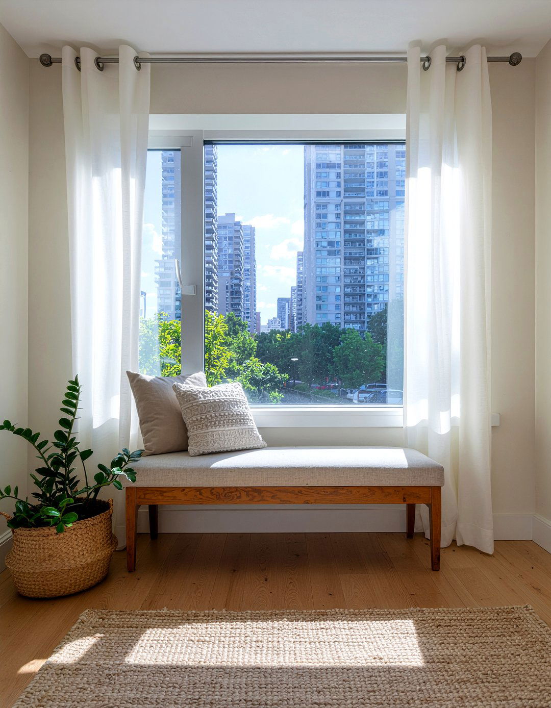 Small living room window bench - 30 living room window bench ideas