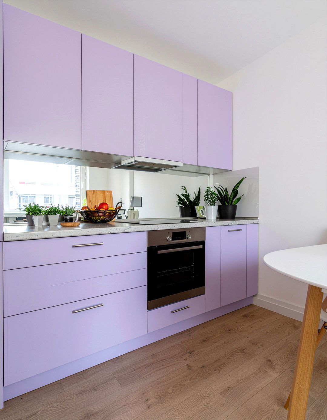 Small purple kitchen - 30 purple kitchen ideas