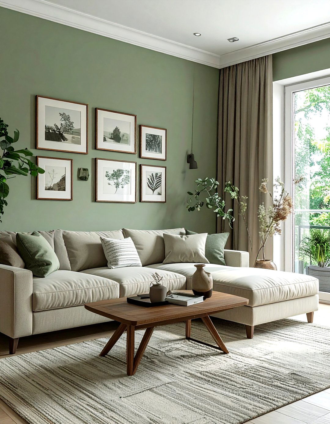 Small room accent wall - 30 compact living room ideas