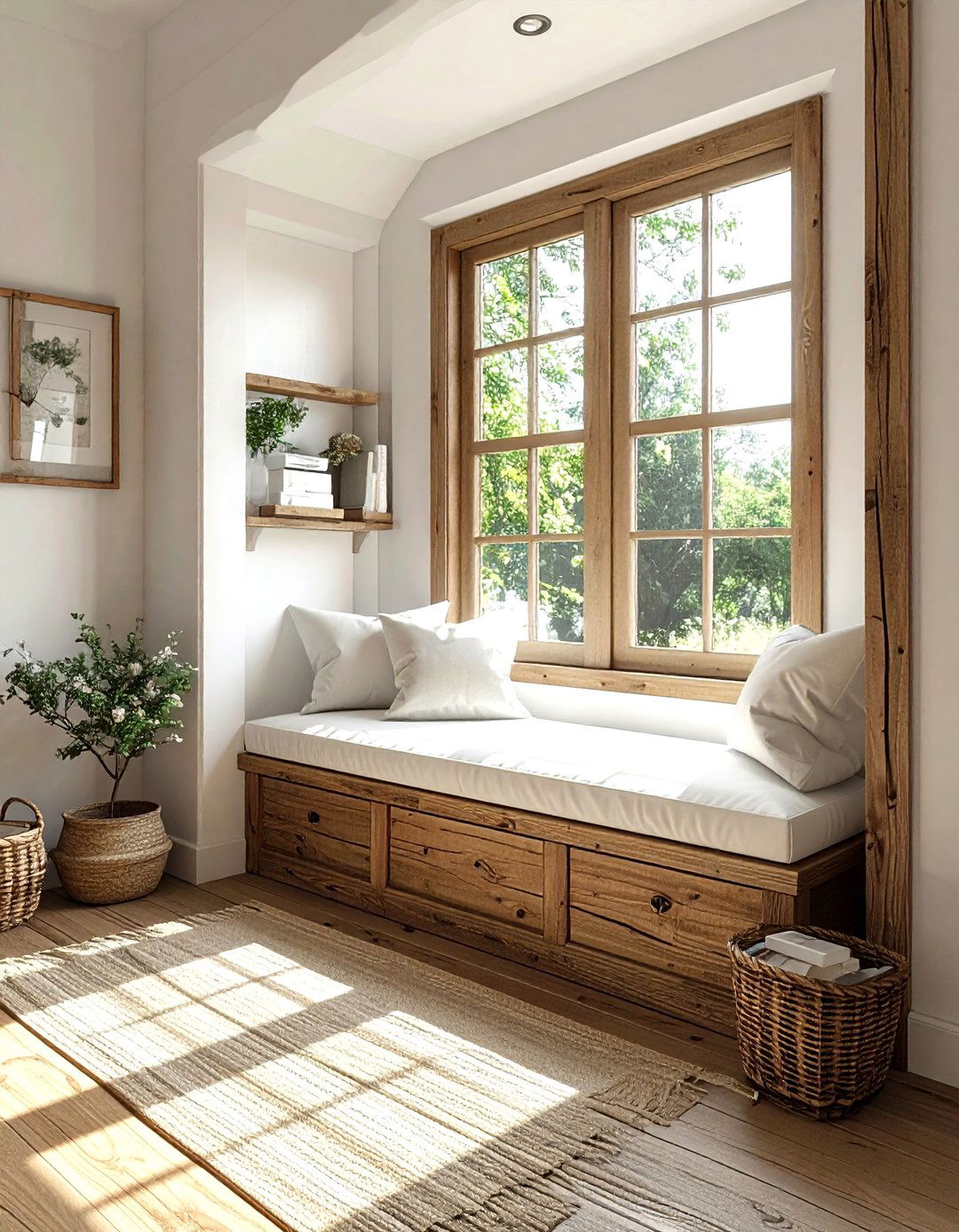 Small room window nook - 30 compact living room ideas