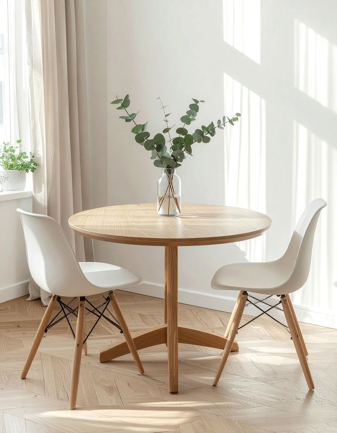 Small round dining table apartment - 30 round dining room ideas