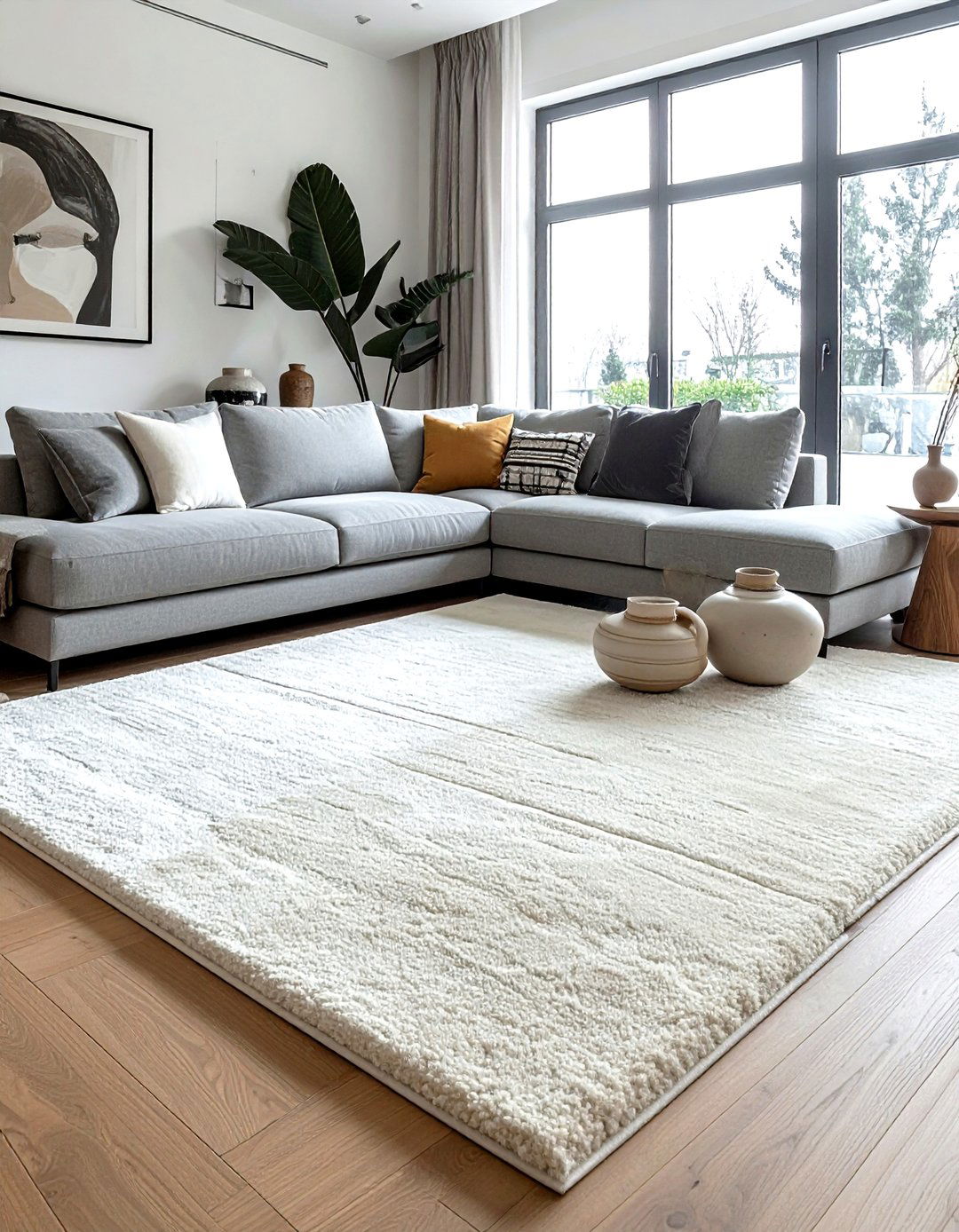 Small rug size - 30 decor mistakes to avoid
