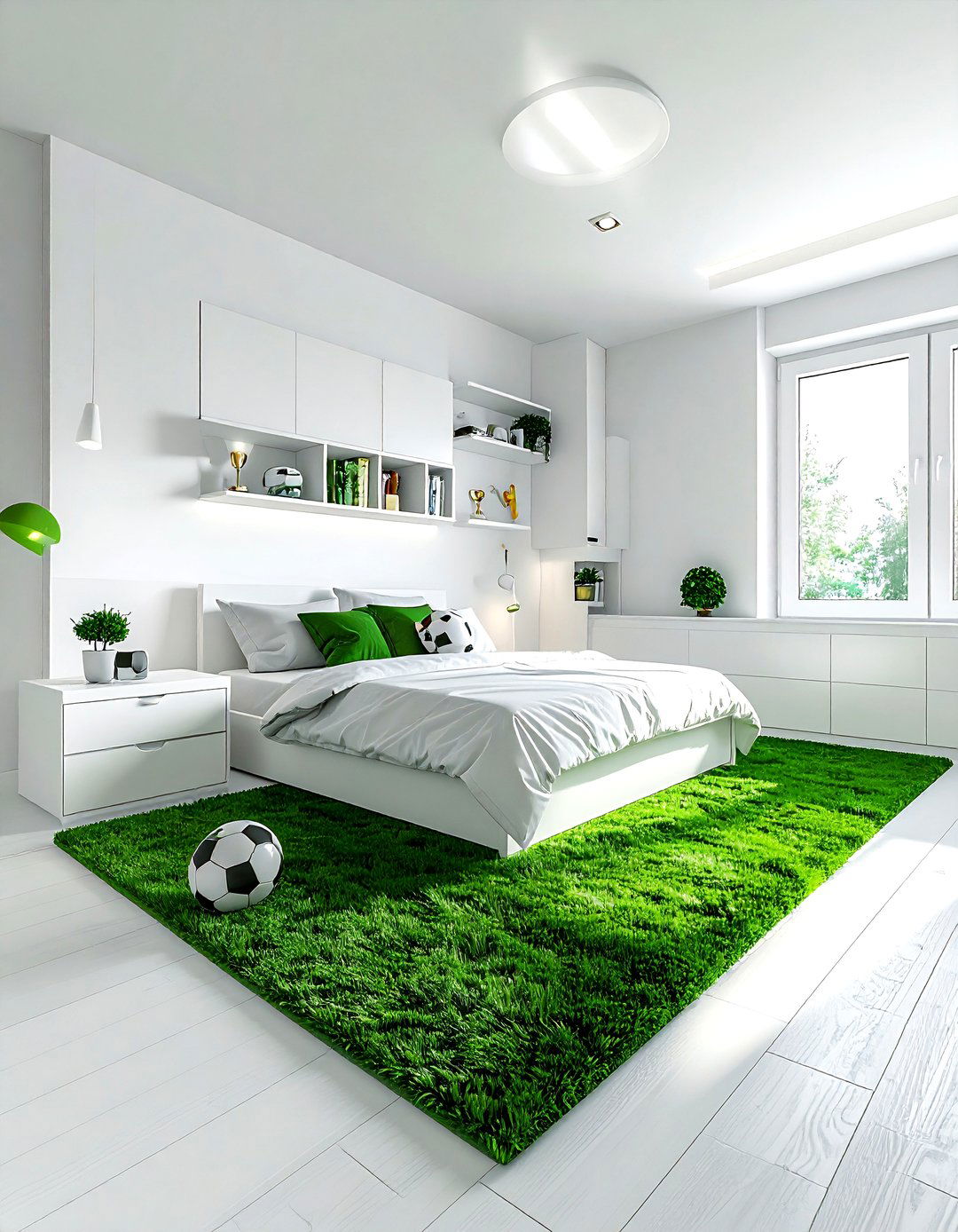 Small soccer bedroom for kids - 30 soccer bedroom ideas