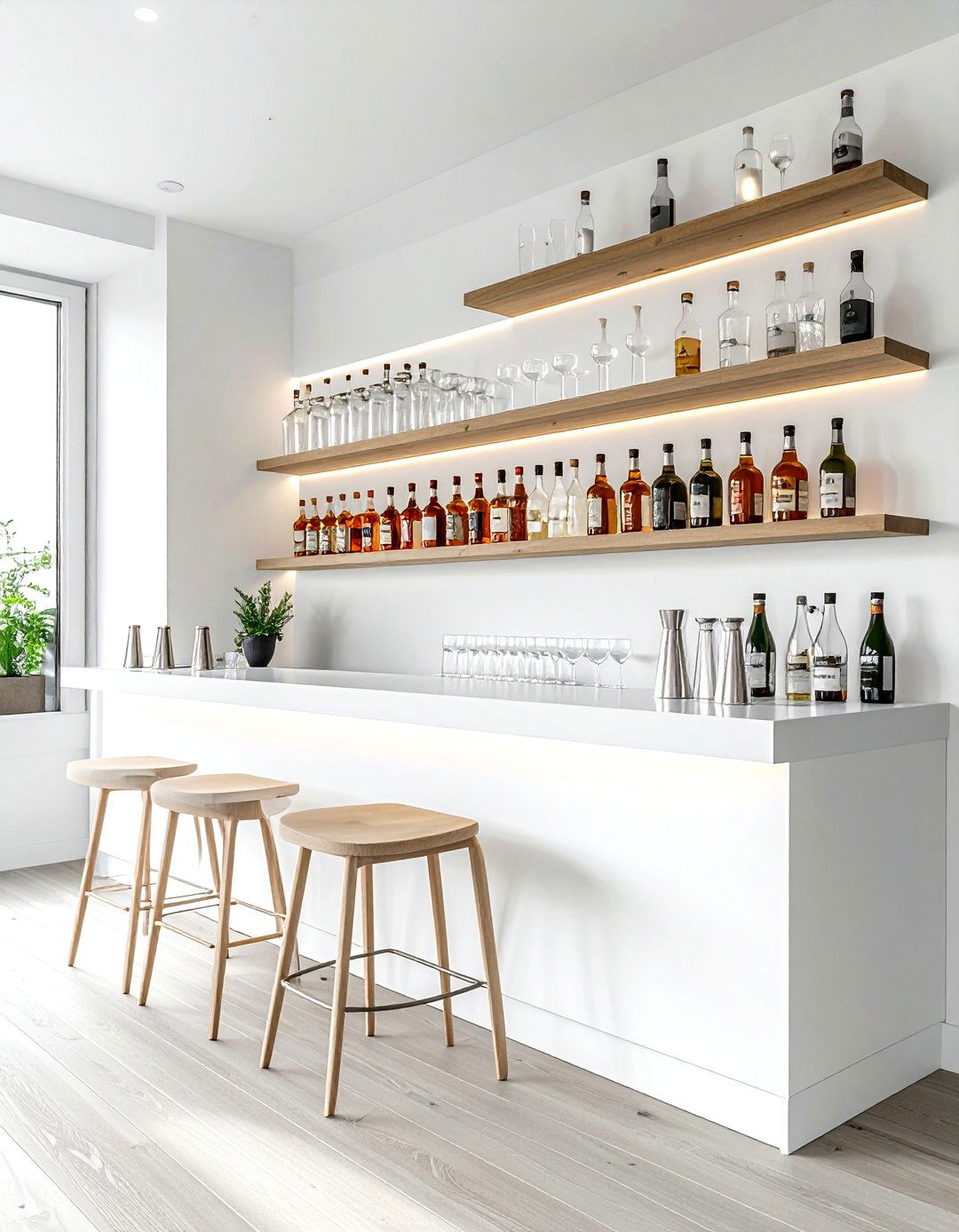 Small space dry bar - 30 dry bar ideas