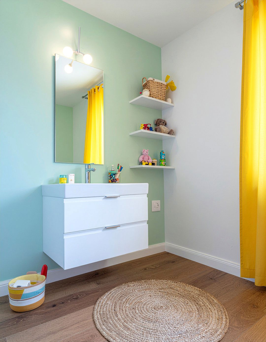 Small space kids bathroom - 30 kids bathroom ideas