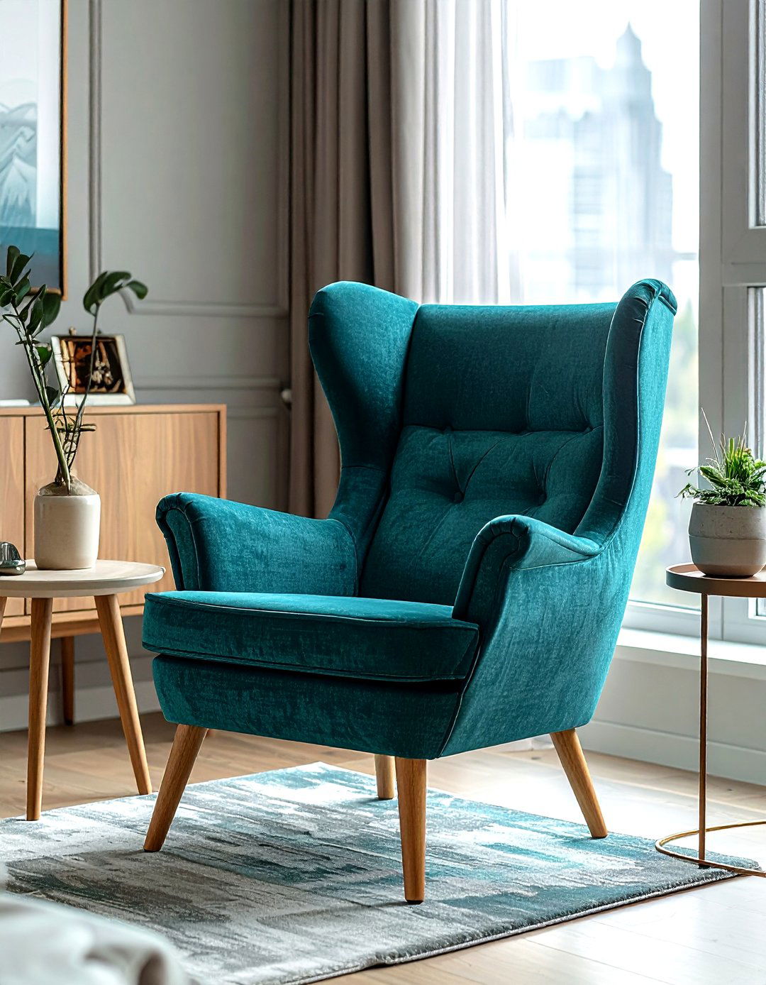 Small space wingback chair - 30 living room wingback chairs