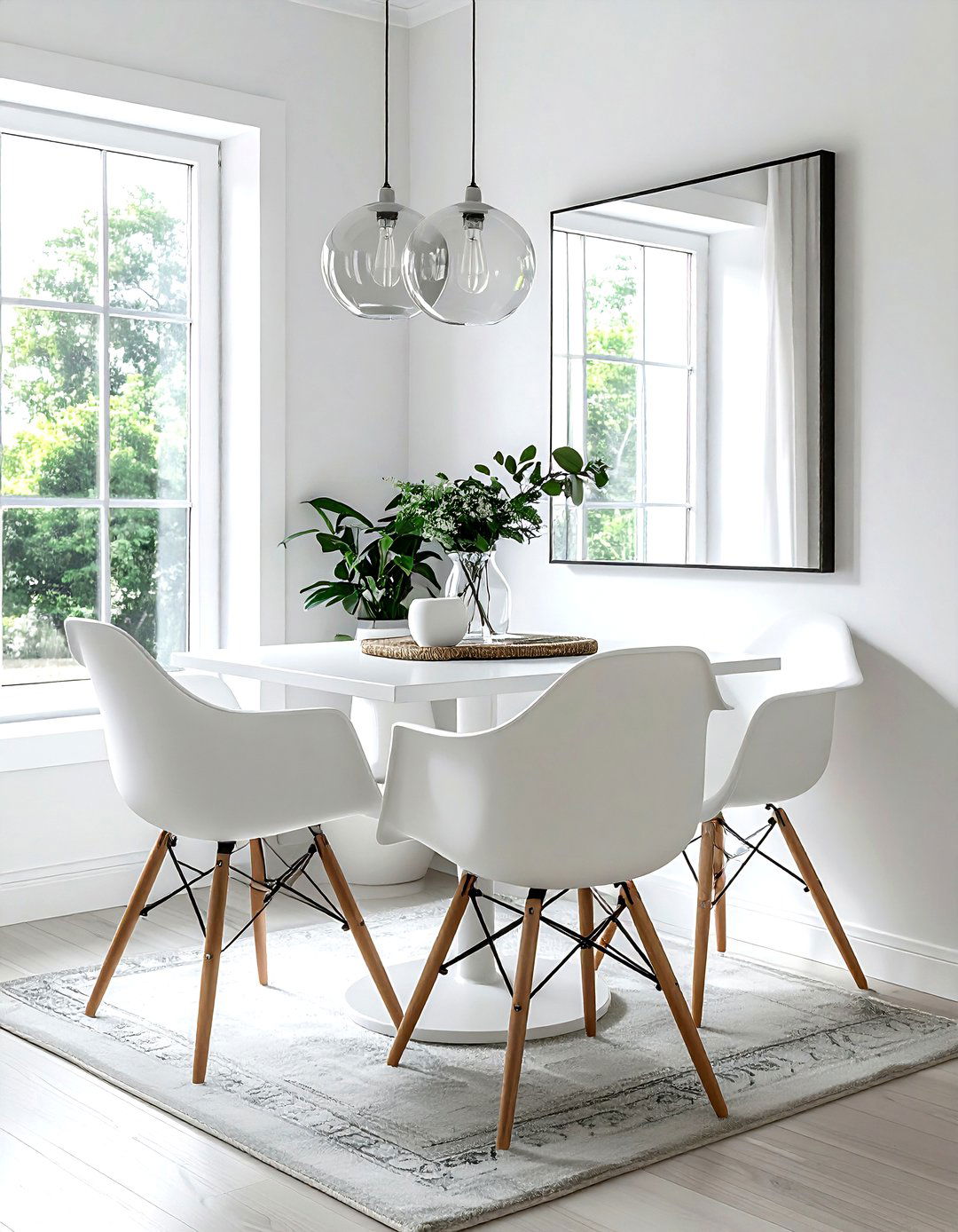 Small space wishbone chair - 30 wishbone dining chair ideas