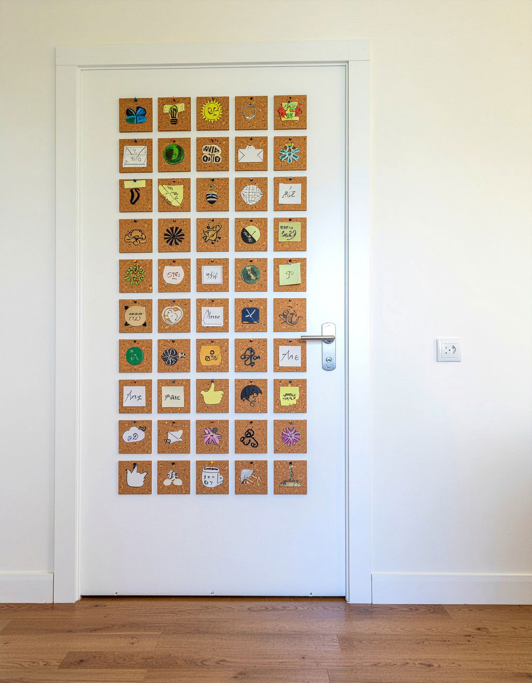 Small square cork tiles - 30 bedroom cork boards