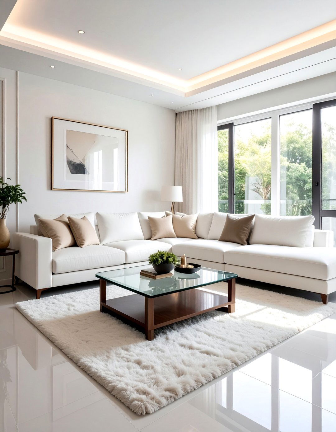 Small white and cream living room - 30 cream and white living room ideas