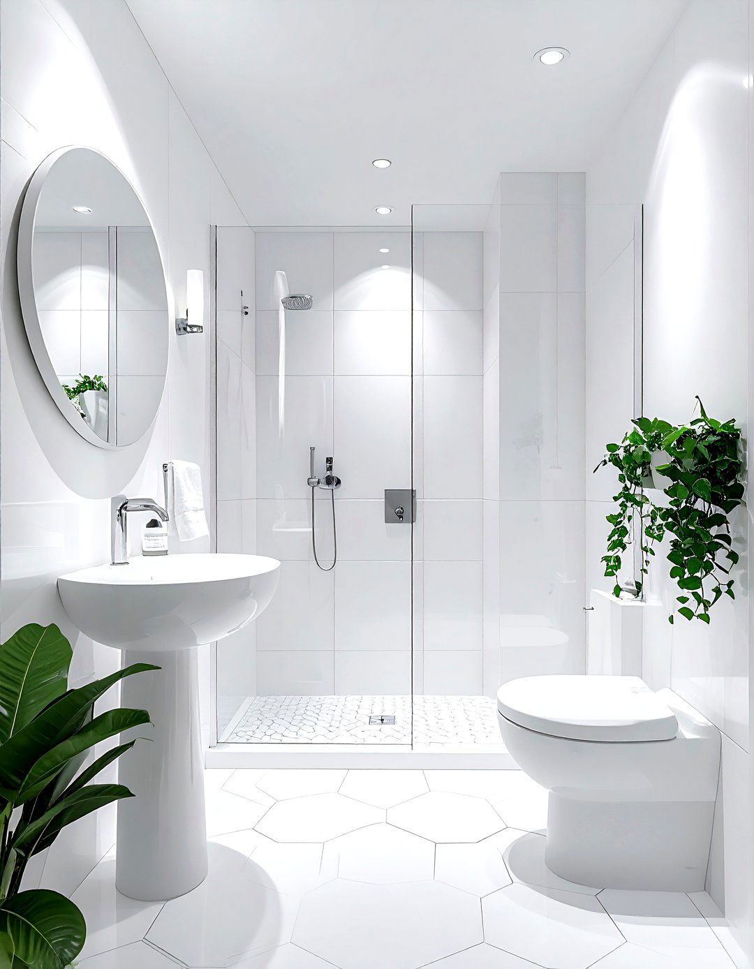 Small white bathroom - 30 white bathroom decor ideas