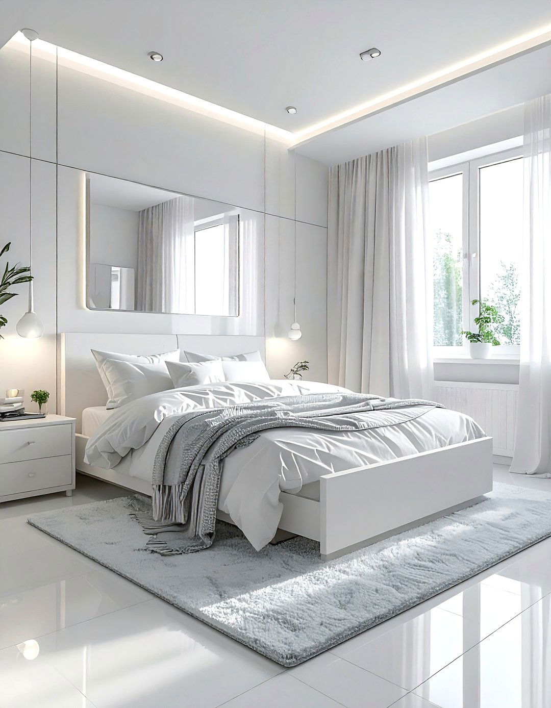 Small white bedroom - 30 white bedroom design ideas