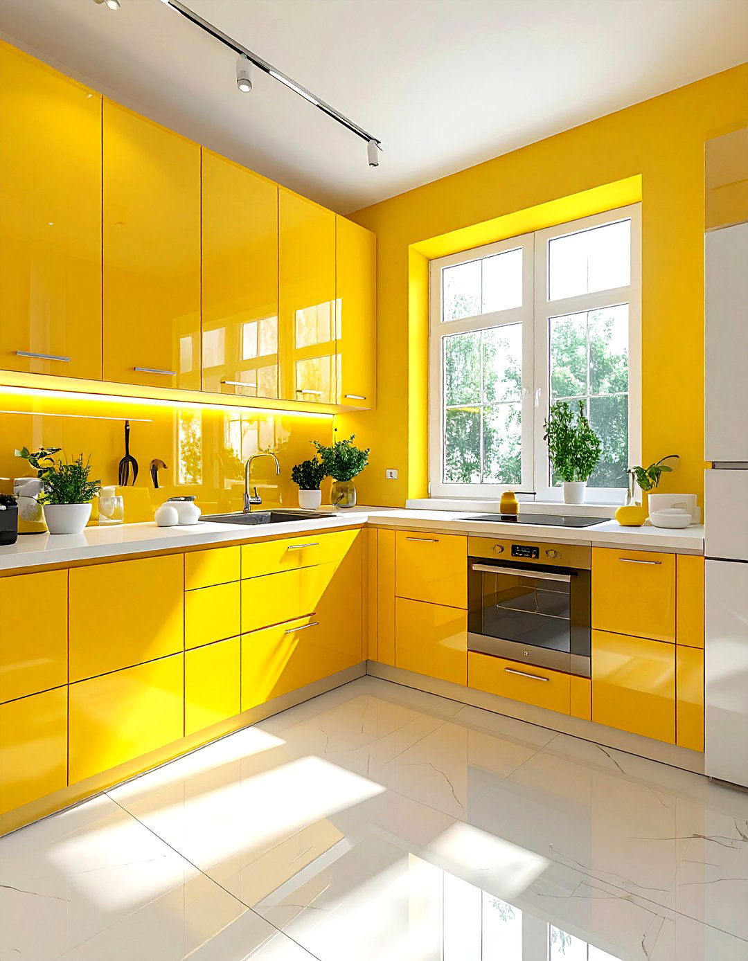 Small yellow kitchen - 30 yellow kitchen decor ideas
