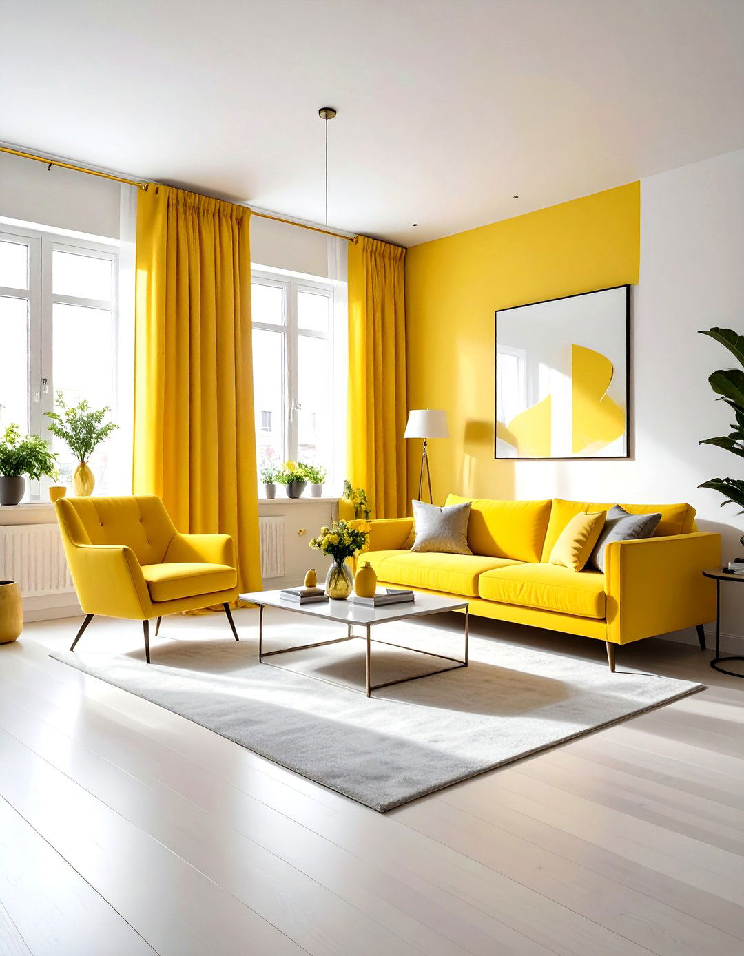 Small yellow living room - 30 yellow living room decor ideas
