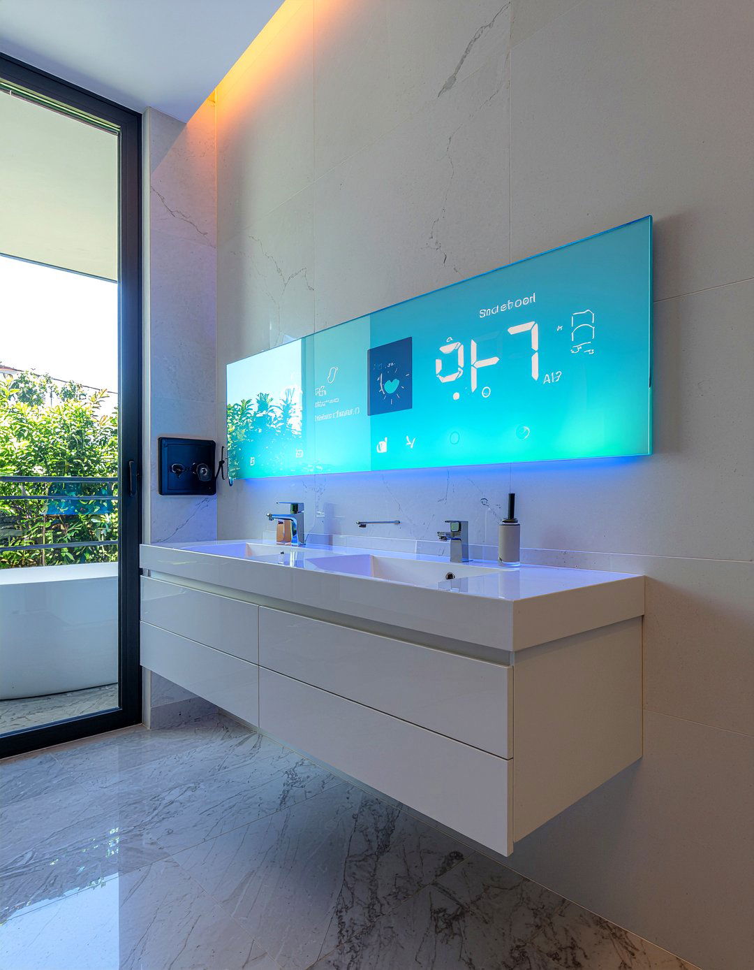 Smart Bathroom Mirror - 30 lighted mirror bathroom ideas