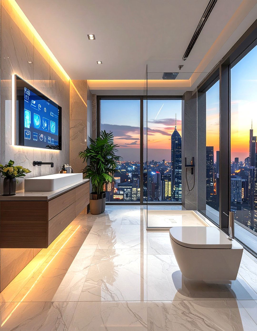 Smart Bathroom Technology - 30 urban bathroom ideas