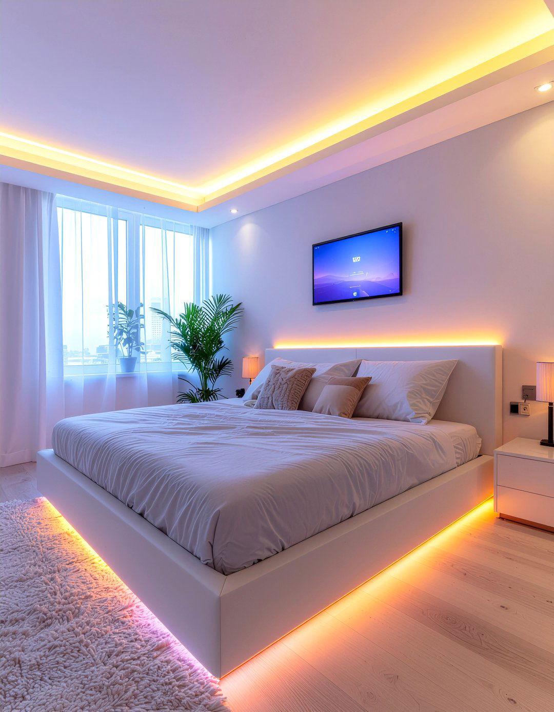 Smart Bedroom Lighting Control - 30 multigenerational bedroom ideas