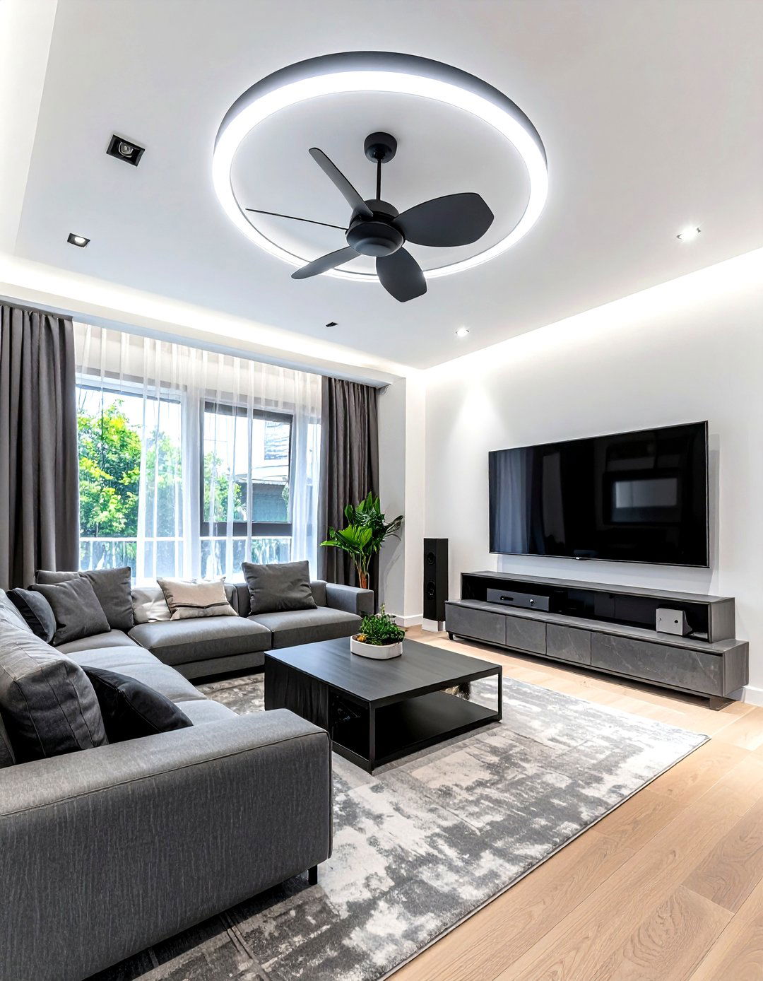 Smart Home Ceiling Fan - 30 living room ceiling fans